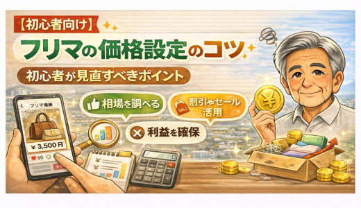 【初心者向け】フリマの価格設定のコツ｜売れる値段の決め方