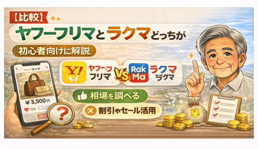 【比較】ヤフーフリマとラクマどっちが稼げる？初心者向けに解説
